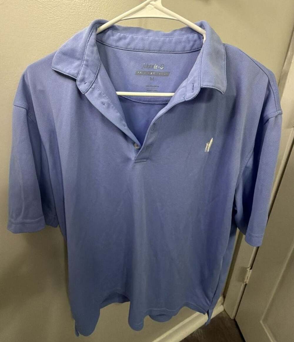 johnnie-O Ansley Golf Club Atlanta Men’s Medium Blue Performance Polo A 1912